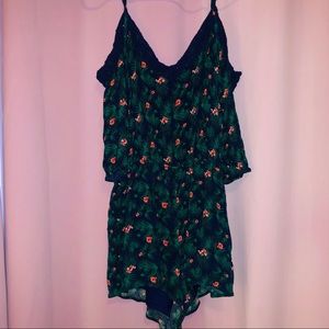 Floral print romper (DINA BE)